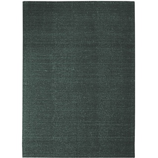 The Deco Factory Nude Teppich aus Wolle und Baumwolle, Dunkelgrün, 160 x 230 cm