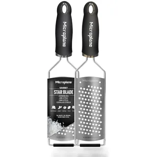 Microplane Sternenklinge Reibe schwarz