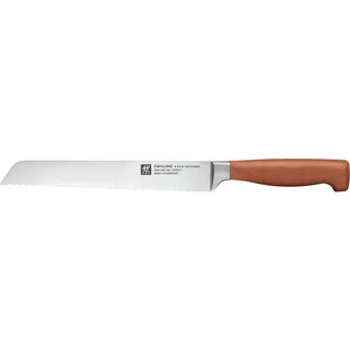 Fleischmesser ZWILLING "**** VIER STERNE Wood", braun, Klingenlänge 16cm, Holz, Spezialklingenstahl, Kochmesser, Fleischmesser, Made in Germany, Eigehärtete Klinge, FSC-Zertifizitiertes Holz