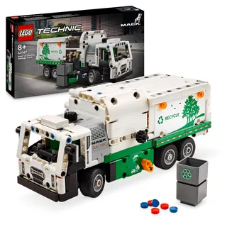 LEGO Technic Mack LR Electric Müllwagen, Müllauto-Modell für Recycling-Rollenspiele, Baubares LKW-Spielzeug für Kinder, Auto-Geschenk für Jungs und Mädchen ab 8 Jahren, die Fahrzeuge lieben 42167