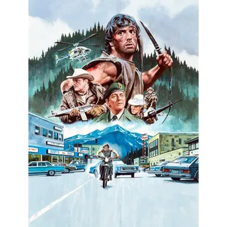 Postercinema Rambo First Blood Cinematic Wall Art Poster cm 30 x 40 cm