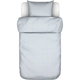Marc O'Polo Bettwäsche Loke, Pastellblau, Textil, Karo, 135x200 cm, Schlaftextilien, Bettwäsche, Bettwäsche, Satin-Bettwäsche