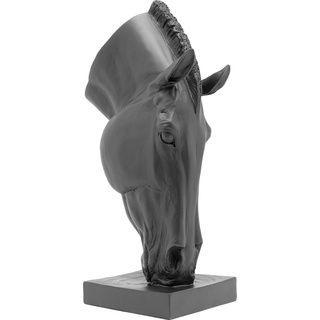 Deko Objekt Horse Face Schwarz 57cm