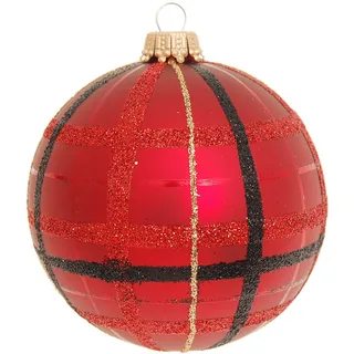 Weihnachtsbaumkugel GUIDO MARIA KRETSCHMER HOME&LIVING "Bredaa, Weihnachtsdeko, Christbaumschmuck" Weihnachtsbaumkugeln Gr. 8 cm, rot (bordeau) Weihnachtskugeln