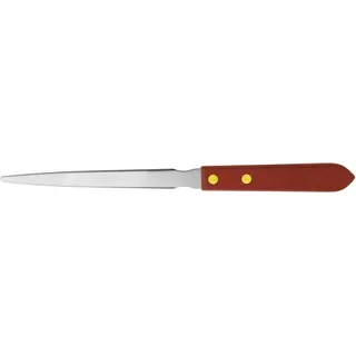 D.RECT Brieföffner mit Holzgriff, Messer zum Öffnen von Umschlägen, Büromaterial