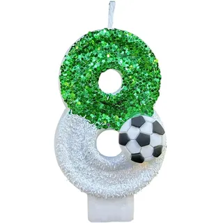 Fiauli Football Party Dekorationen Geburtstag Kerzen Kerzenset umweltfreundlich ohne Geruchsabwälz Design. 8