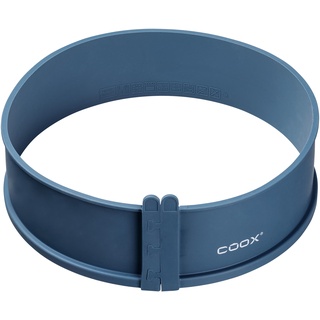 Coox Silikon-Backform Springform inkl. Porzellanboden (26cm grau/blau)