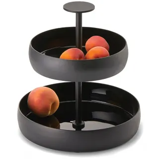 Philippi Design Etagere NEGRETTO - 2-stöckig - klein - Größe S - schwarz