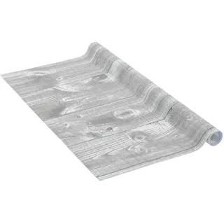 Venilia Klebefolie Perfect Fix® | Holzoptik Bretter Grau Holzfolie | 90cm x 2,1m, Stärke 150μ | selbstklebende Möbel-Folie, Dekofolie, keine Blasen, Küchenfolie | PVC ohne Phthalate | Made in EU