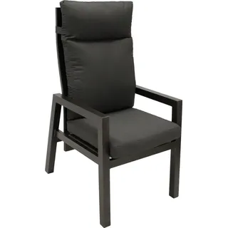 DEGAMO Manciano Hochlehner Gartensessel 59 x 73 x 112 cm dunkelgrau 2 St.