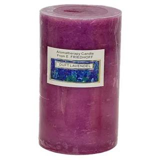 B&S Stumpenkerze Duftkerze Lavendel 9,5 x Ø 7,3 cm (1-tlg)