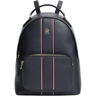 Tommy Hilfiger Damen Rucksack Daily mit Branding, Blau (Space Blue), Einheitsgröße