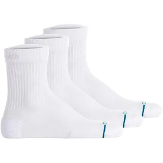 Stance Icon Quarter 3 Paar Weiß 38-42