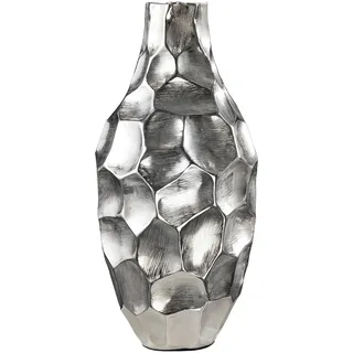 Riess-Ambiente Vase ORGANIC ORIENT - 45cm silber Hammerschlag Design