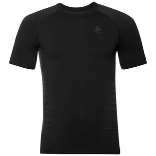 Odlo Performance Warm Funktionsshirt Kurzarm Schwarz M