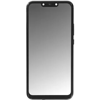 OEM Display-Einheit + Rahmen für Huawei Mate 20 Lite schwarz, ohne Logo (Display, Huawei Mate 20 Lite), Mobilgerät Ersatzteile, Schwarz