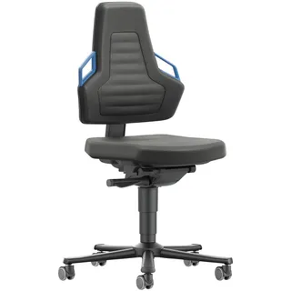 Interstuhl Nexxit Supertec-Gewebe Schwarz Blau