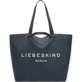 Liebeskind Berlin Damen-Shopper „Aurora“ – Große Canvas-Tasche Damen mit Reißverschlussfach und Leder-Schulterriemen – Shopper Bag Women – Passend für Laptops bis 16 Zoll – Light Bag