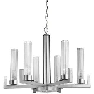 Kolarz 6009.80650 - Kronleuchter an Kette RAGGIO 6xE14/25W/230V silber - Silber