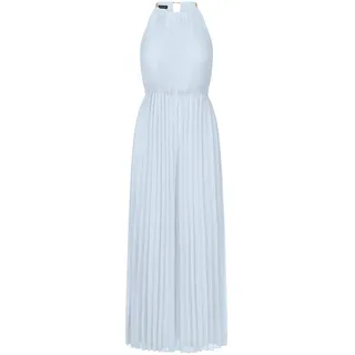 APART Fashion Damen Plissee-Overall, Chiffon-Neckholder-Overall, weites Bein, elastischer Bund, Kettenriemen-Detail, Abendparty-Outfit, stilvolles Hochzeitsgastkleid