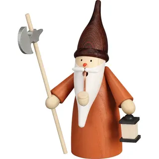 Seiffener Volkskunst eG Räuchermann Nachtwächterwichtel 16 cm Braun