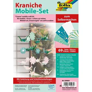 Folia Mobile-Anhänger Kraniche mehrfarbig