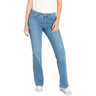 MAC Jeans Laura in Baby blauer Waschung mit Flared Fit-D44 / L30