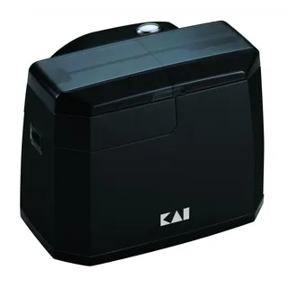 KAI Elektrischer Messerschärfer 15° Winkel AP-118S mit keramischer Schleifeinheit, rutschfesten Standfüße, Abmessungen 13,8 x 11,1 x 10,5 cm Inklusiver Poliereinheit, extreme Schärfe Messerschärfer