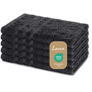 LAVEA Elena Handtuchset 5-tlg. grau