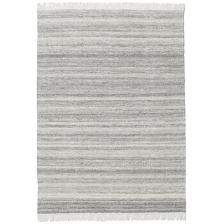 Diamond Wolle Teppich - Grau 240x300