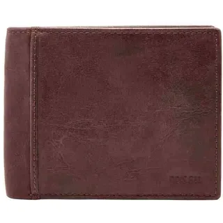 Fossil Ingram Bifold oder Trifold Brieftasche aus Leder für Herren