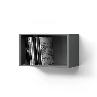 livinity® Wandregal 60 x 36 x 30 cm Anthrazit