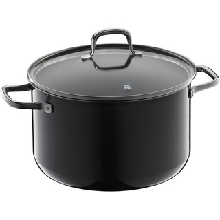 WMF Fusiontec Essential Kochtopf mit Deckel, 24 cm, Black