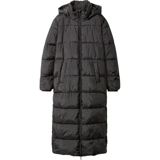 ESMARA® Damen Maxi-Steppmantel (schwarz, S(36/38))