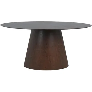 möbelando Esstisch >Bolton< in Dunkelbraun, Walnuss - 90x75x160cm (BxHxT)