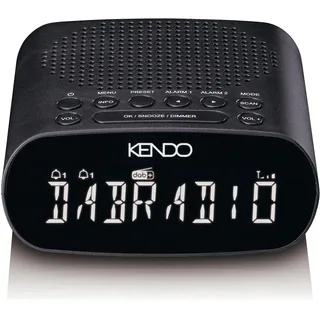 KENDO DAB Clock 25EX schwarz