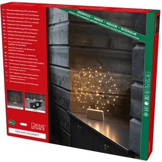 Konstsmide LED Metallsilhouette Kleiner Ring Schwarz