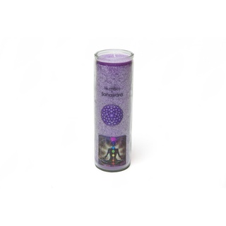 GeoFossils Aromatic Candle Purple 7th Chakra (Sahasrara)