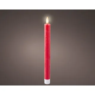 None LED Spitzkerze 24,5 cm rot 2 St.