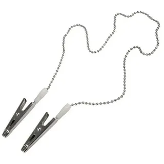 FACKELMANN Serviettenhalter Masken-/ Serviettenhalter, Kette und Clip 45cm