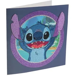 Craft Buddy - Crystal Art Diamond Painting "Stitch" Disney Crystal Art Card