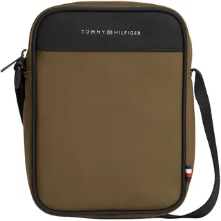 Tommy Hilfiger Repreve Mini Reporter Crossbody Tasche Brown/Willow Green