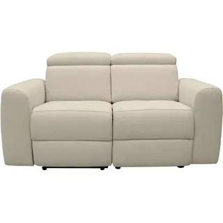 Home Affaire Sofa Kunstleder 2-Sitzer Beige