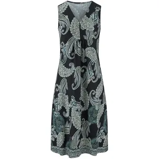 Ärmelloses Kleid Johanne Green Cotton schwarz, 40