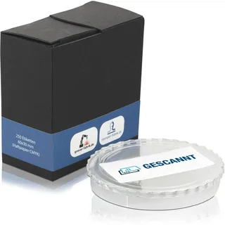 Gescannt Aufkleber 60 x 30 mm – 250 Klebeetiketten im Spender | 250 Etiketten mit dem Aufdruck GESCANNT und Piktogramm, Format 60 x 30 mm, im Spenderkarton zur Entnahme mit einer Hand.