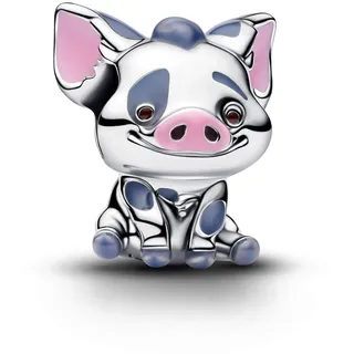Pandora Charm-Einhänger Schwein grau/rosa/silber 793843C01