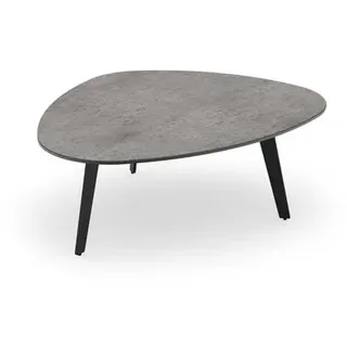 Akante Couchtisch Galet Keramik Silber