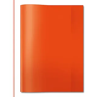 Herma Heftumschlag transparent rot Kunststoff DIN A4