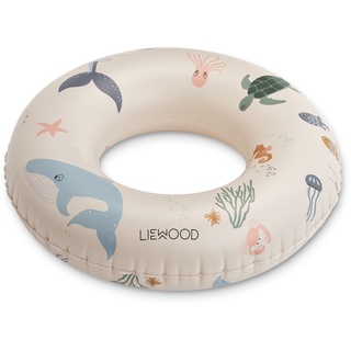 LIEWOOD - Baloo Schwimmring, Ø 45 cm, sea creature / sandy
