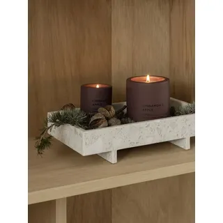 Abento Marmor Tablett cloud H 7,5 30 x 18cm